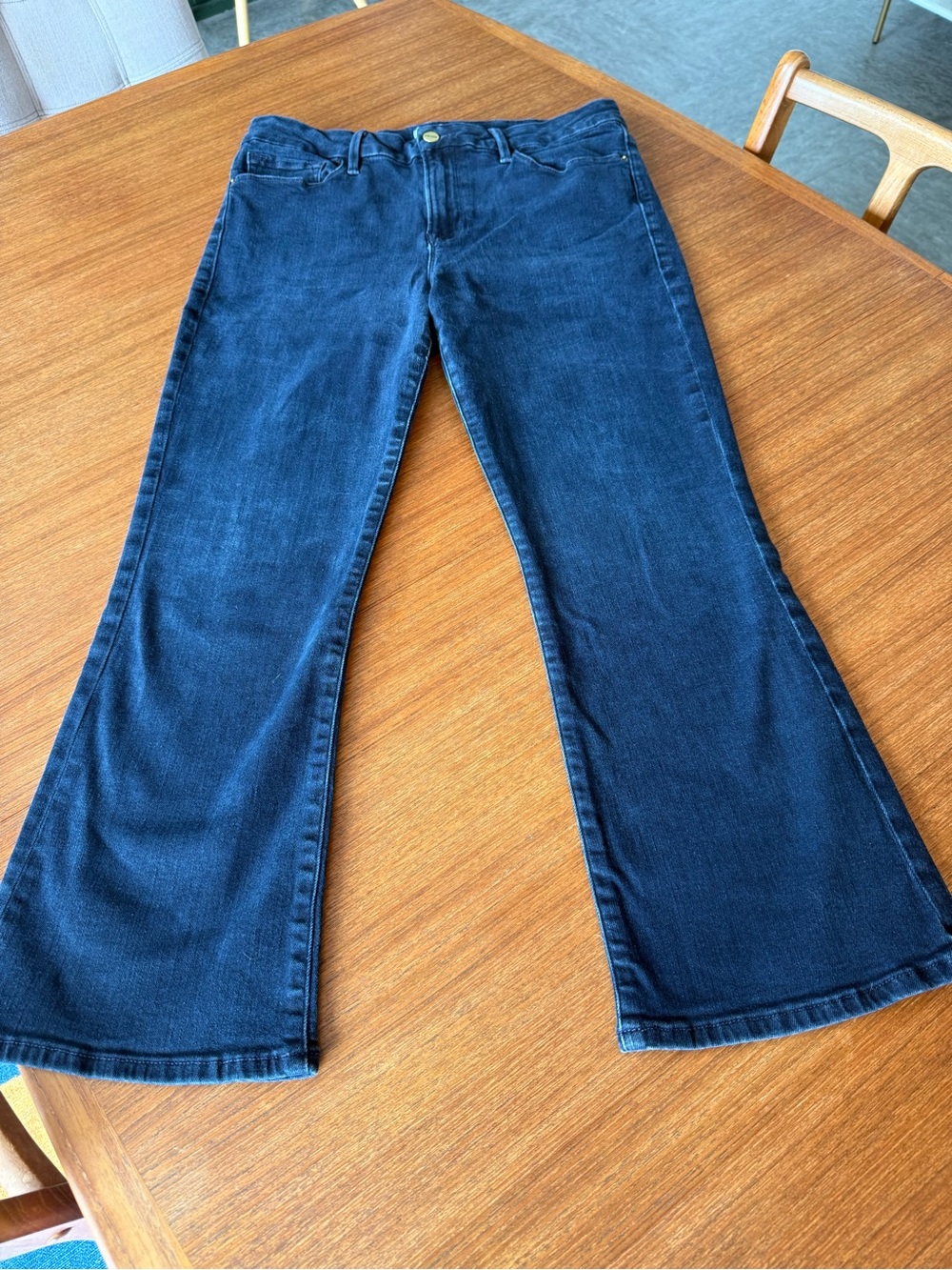 Women's Frame Indigo Mini Bootcut Jeans